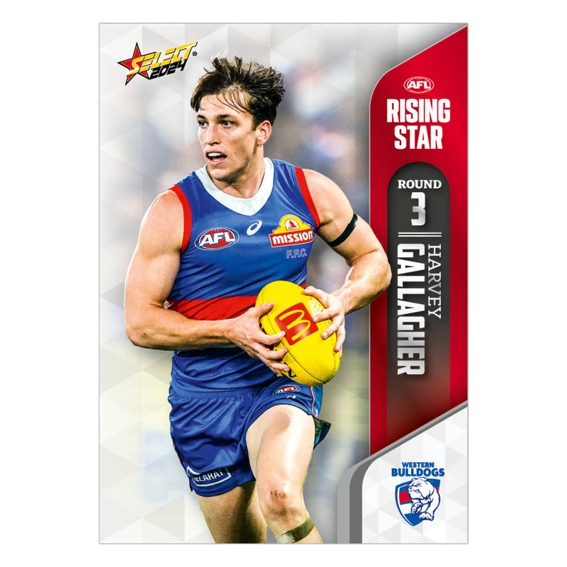 2024 AFL Round 3 Rising Star - Harvey Gallagher - Western Bulldogs