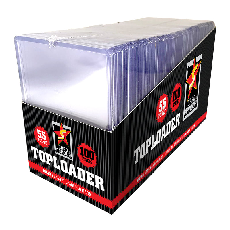Card Armour 55pt Top Loaders - 100 pack
