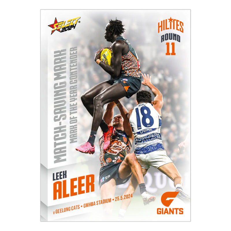 2024 AFL Round 11 Hilites - Leek Aleer - Giants