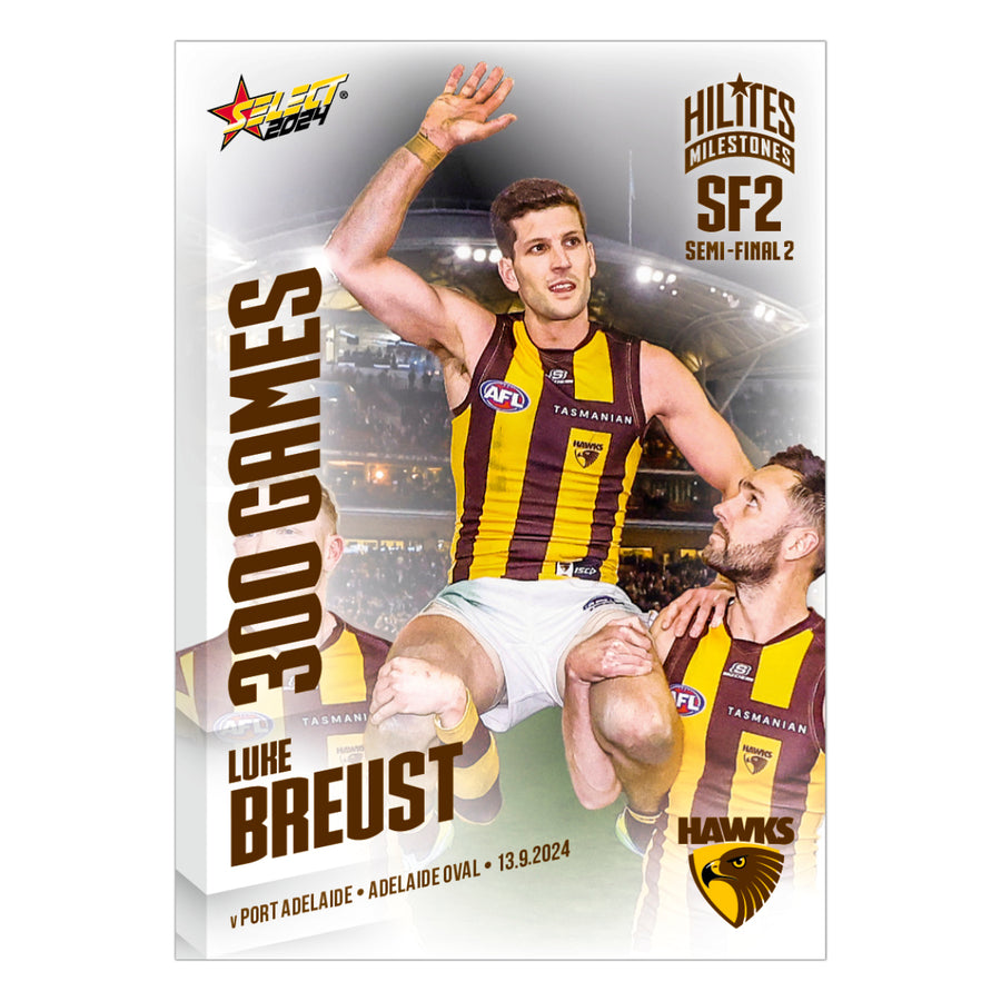 2024 AFL Hilites Milestones - Luke Breust - 300 Games