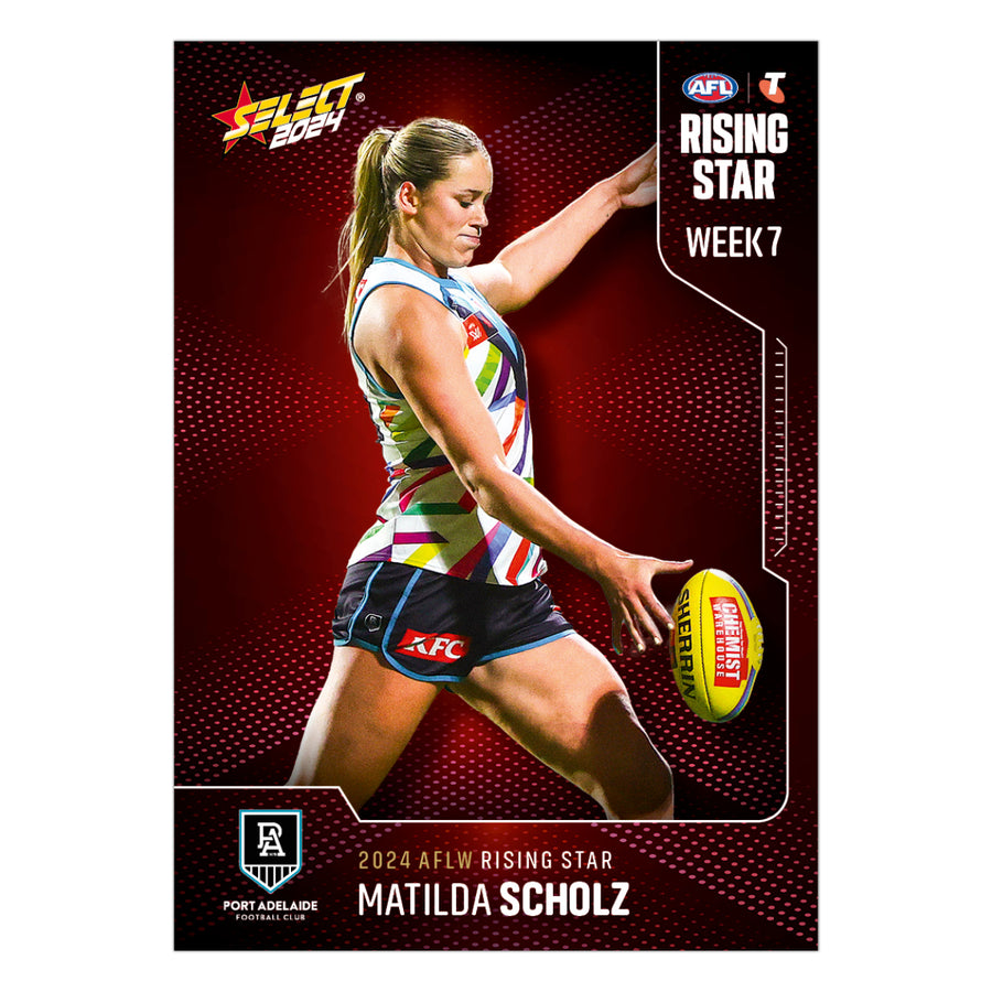 AFLW Season 9 Week 7 Rising Star - Matilda Scholz - Port Adelaide