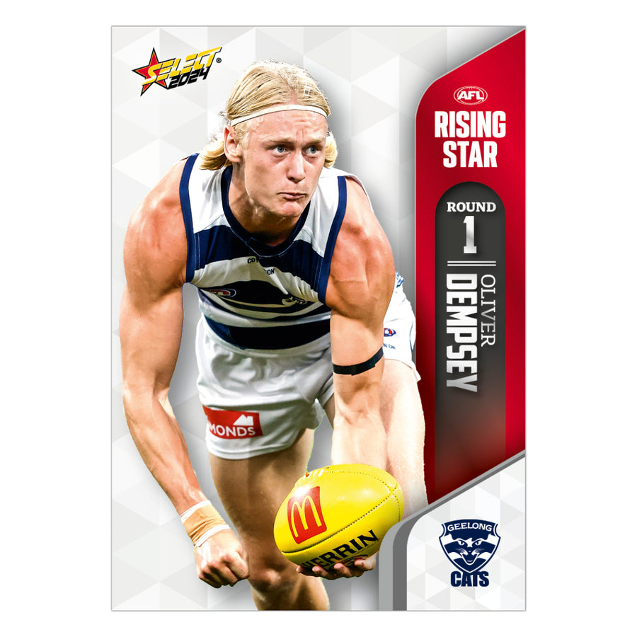 2024 AFL Round 1 Rising Star - Oliver Dempsey - Geelong