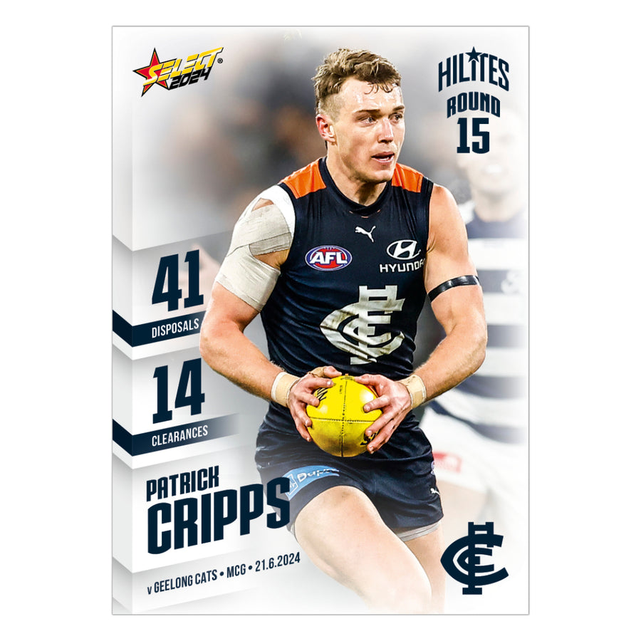 2024 AFL Round 15 Hilites - Patrick Cripps - Carlton