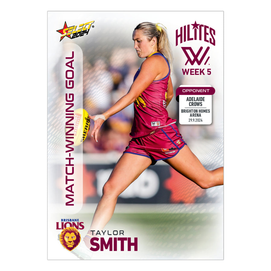 AFLW Season 9 Week 5 Hilites - Taylor Smith - Brisbane