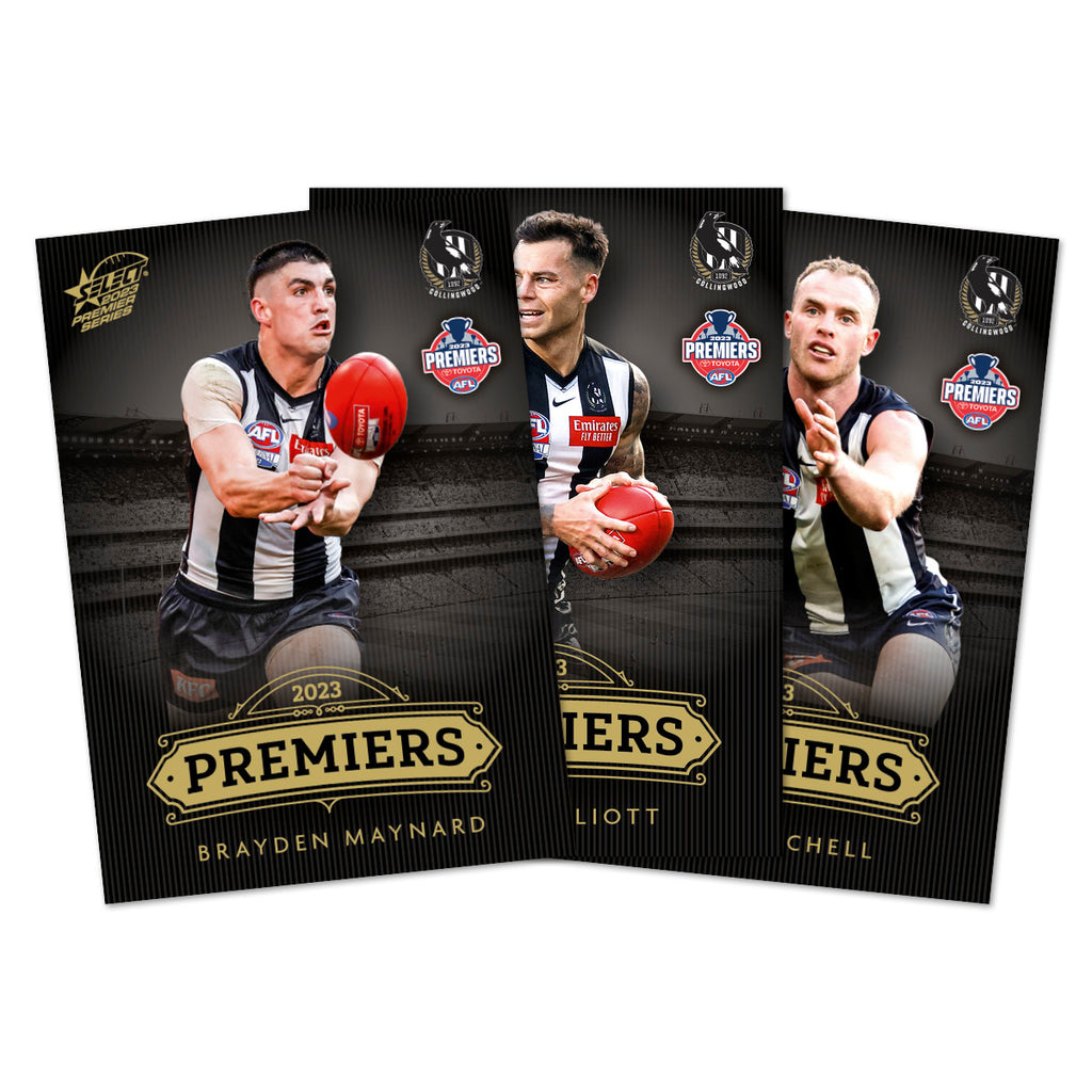 2023 AFL Collingwood Premiers Commemorative Card Set Select Cards