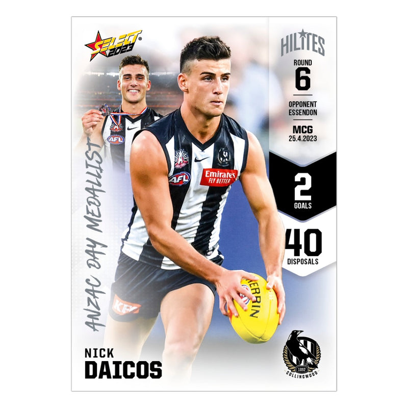 2023 AFL Round 6 Hilites - Nick Daicos - Collingwood