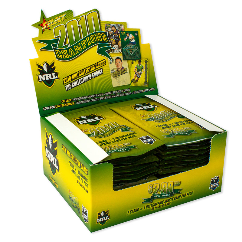 2010 NRL Champions Sealed Box (36 packs)