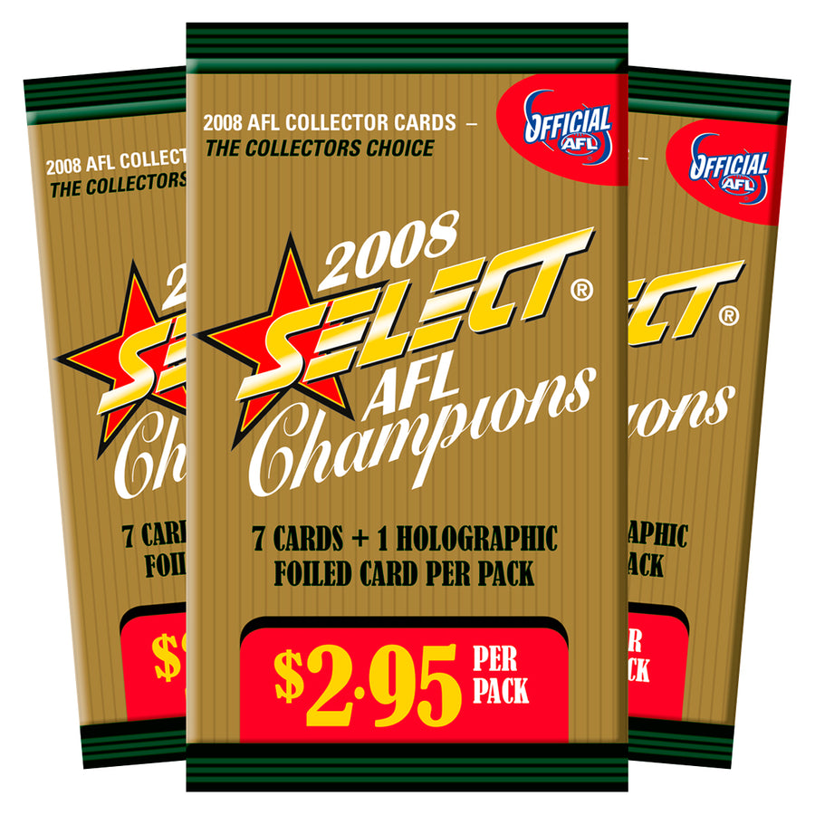 2008 AFL Champions Cards Packets