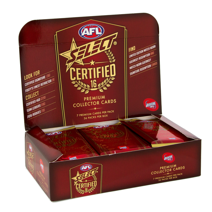 2016 AFL Certified Sealed Box