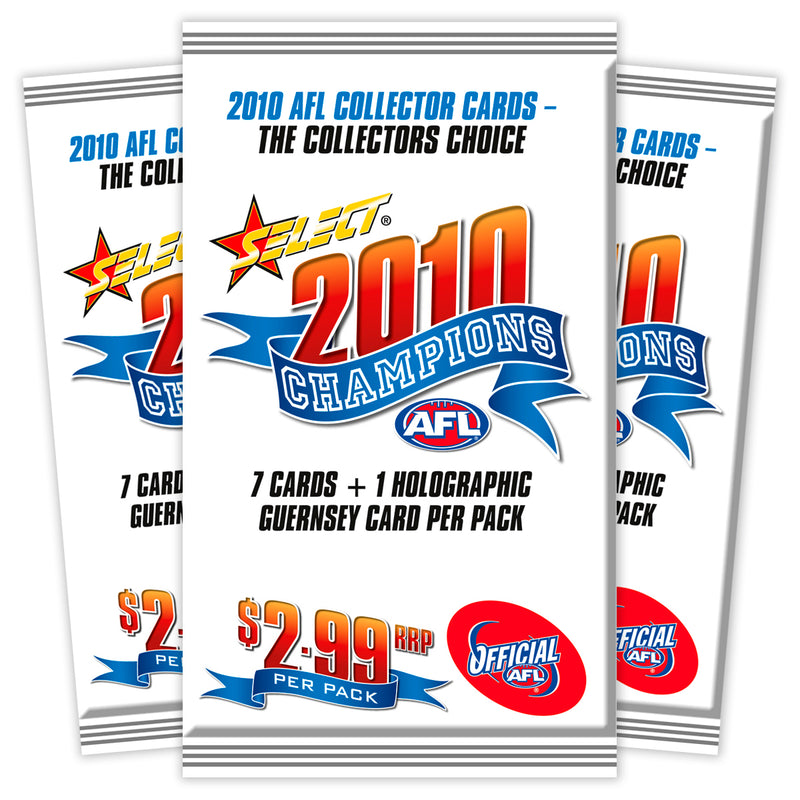 2010 AFL Champions Packets