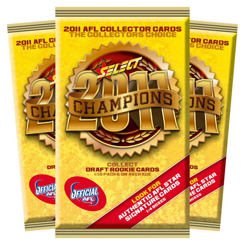 2011 AFL Champions Packets