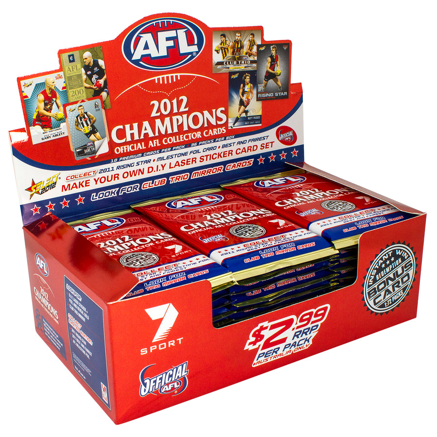 2012 AFL Champions Cards Sealed Box
