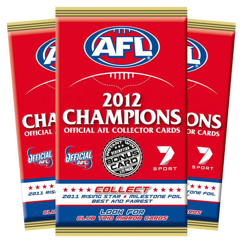 2012 AFL Champions Packets