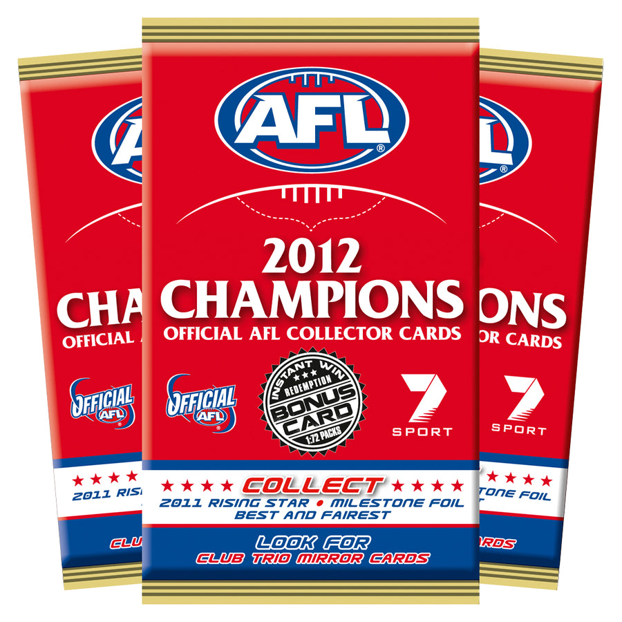 2012 AFL Champions Packets