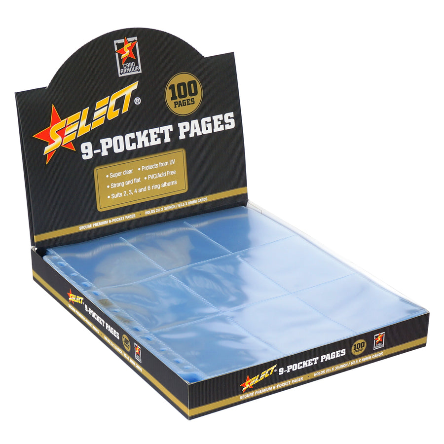 Select Card Armour 9 Pocket Pages (100)