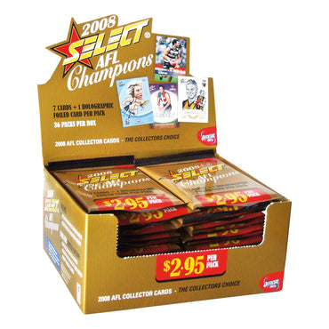 2008 AFL Champions Cards Sealed Box (36 Packs)