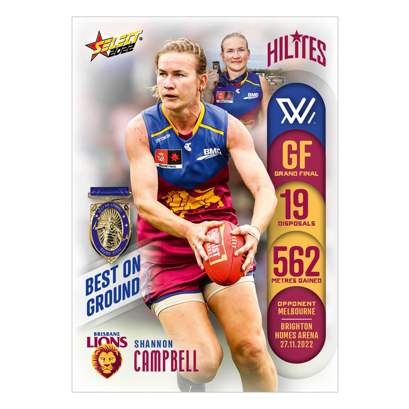 AFLW Season 7 GF Hilites - Shannon Campbell - Brisbane