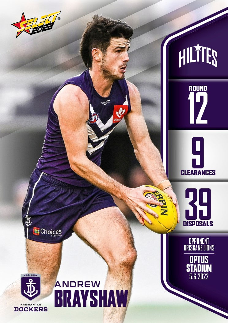 2022 Round 12 Hilites - Andrew Brayshaw - Fremantle