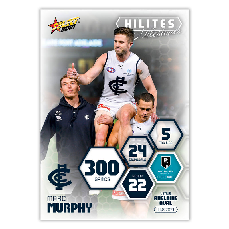 2021 Hilites Milestones - Marc Murphy - 300 Games