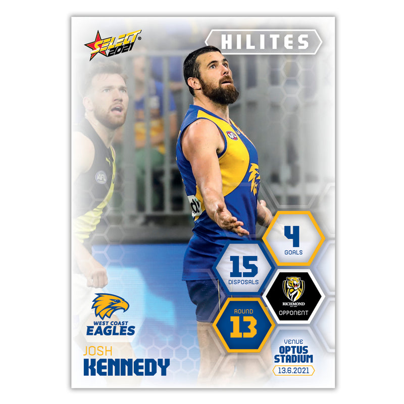 2021 Round 13 Hilites - Josh Kennedy - West Coast Eagles