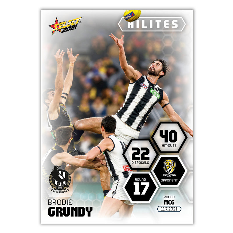 2021 Round 17 Hilites - Brodie Grundy - Collingwood