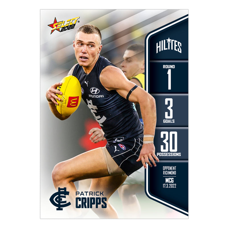 2022 Round 1 Hilites - Patrick Cripps - Carlton