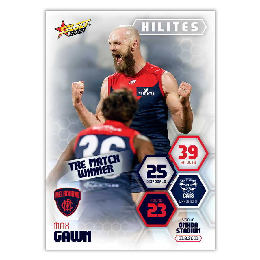 2021 Round 23 Hilites - Max Gawn - Melbourne