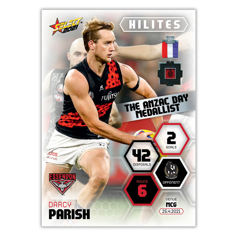 2021 Round 6 Hilites - Darcy Parish - Essendon