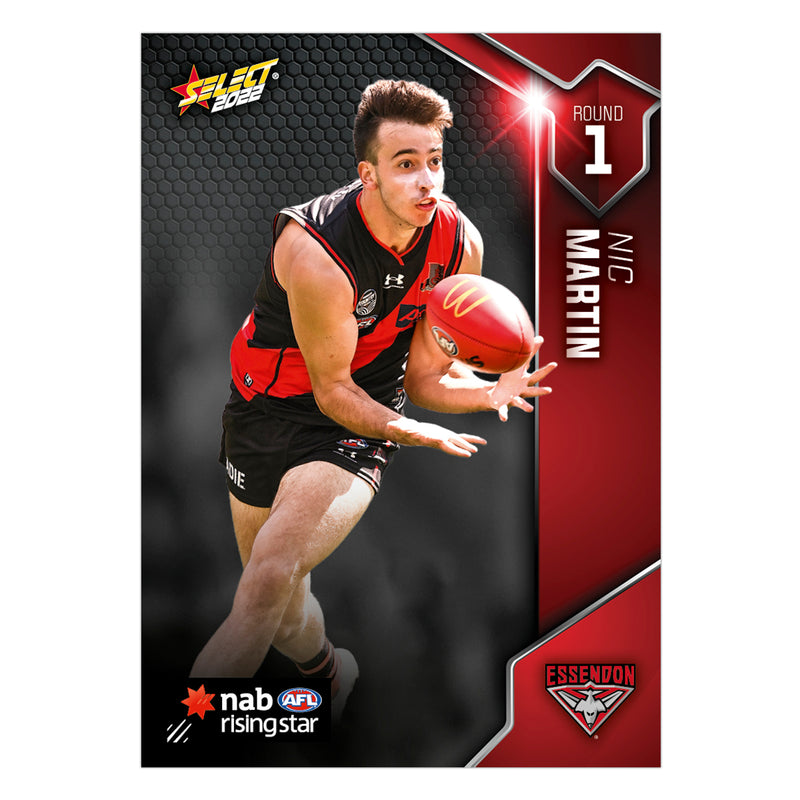 2022 Round 1 Rising Star - Nic Martin - Essendon