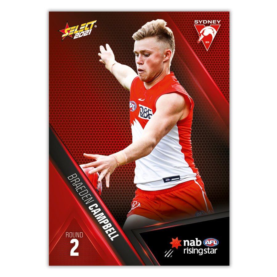 2021 Round 2 Rising Star - Braeden Campbell - Sydney Swans