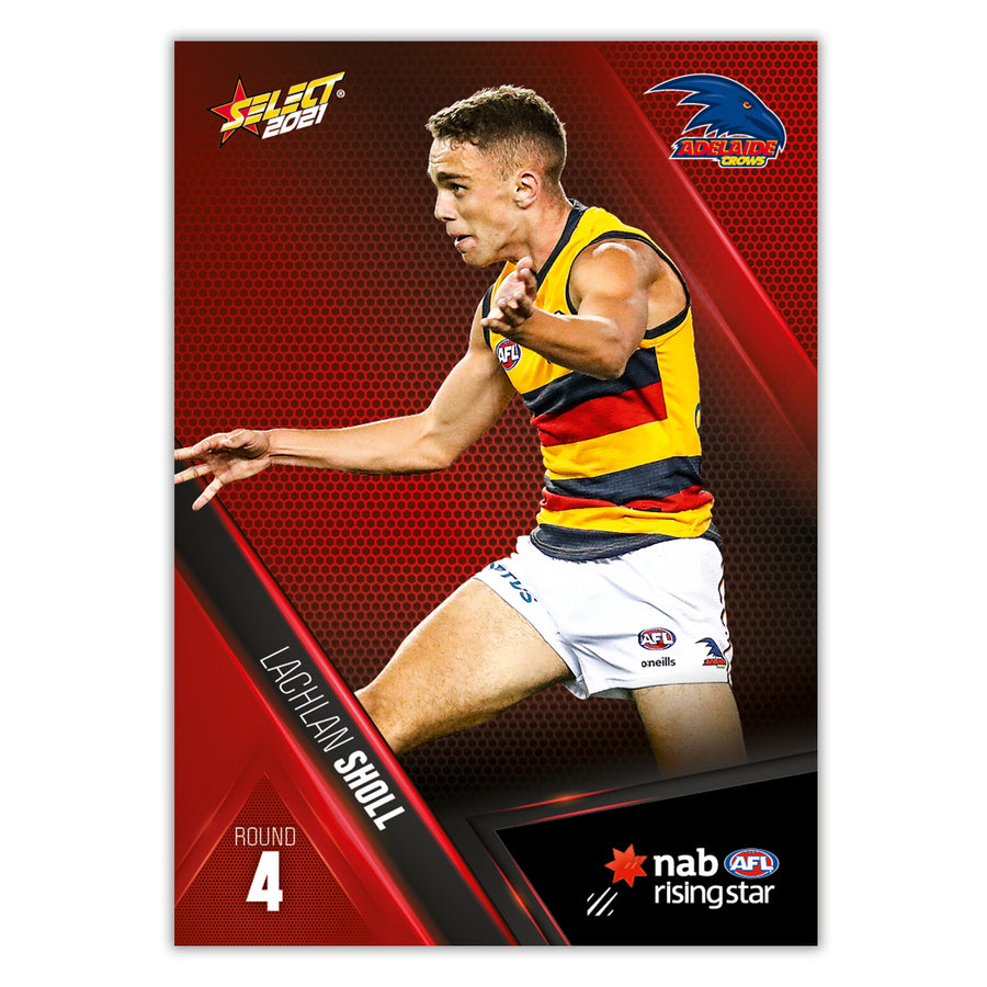 2021 Round 4 Rising Star - Lachlan Sholl - Adelaide Crows