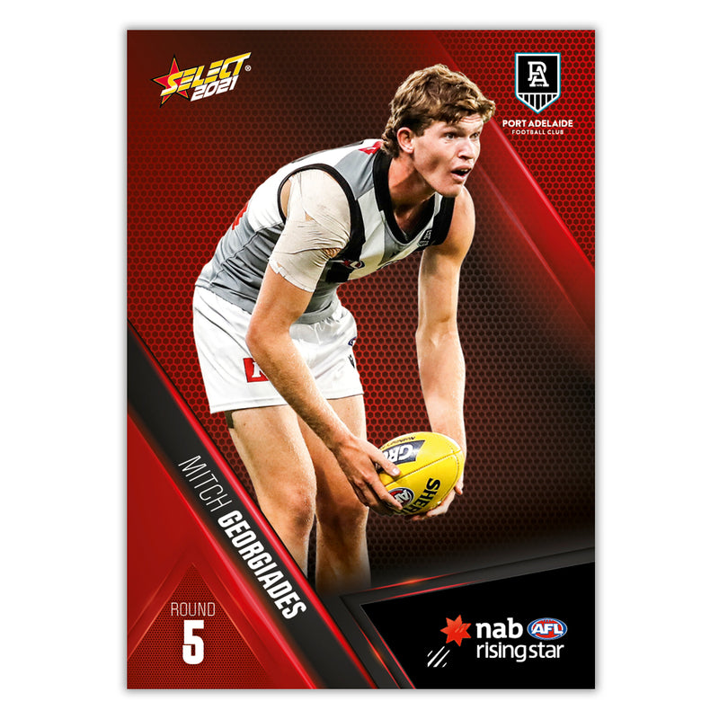 2021 Round 5 Rising Star - Mitch Georgiades - Port Adelaide