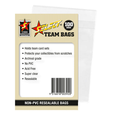 Card Armour Resealable Team Bags (100 pk)