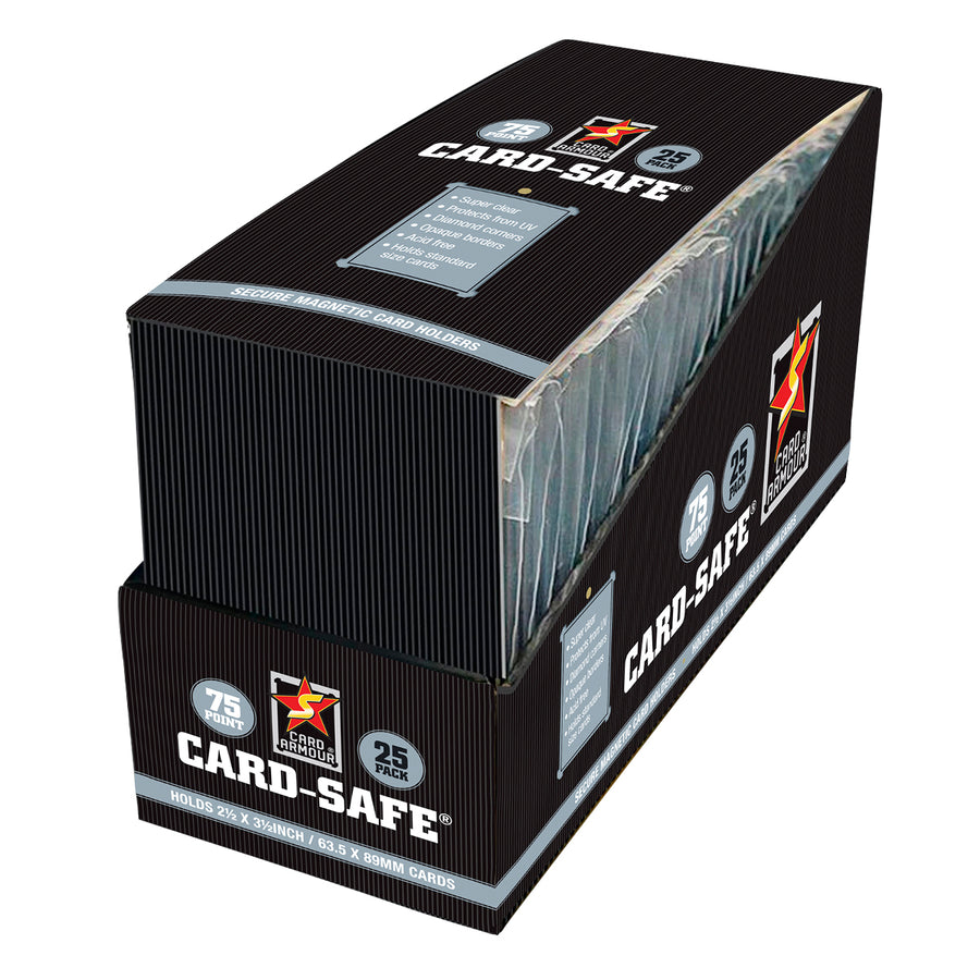 Card Armour "Card-Safe" 75pt Magnetic Card Holders (Box of 25)
