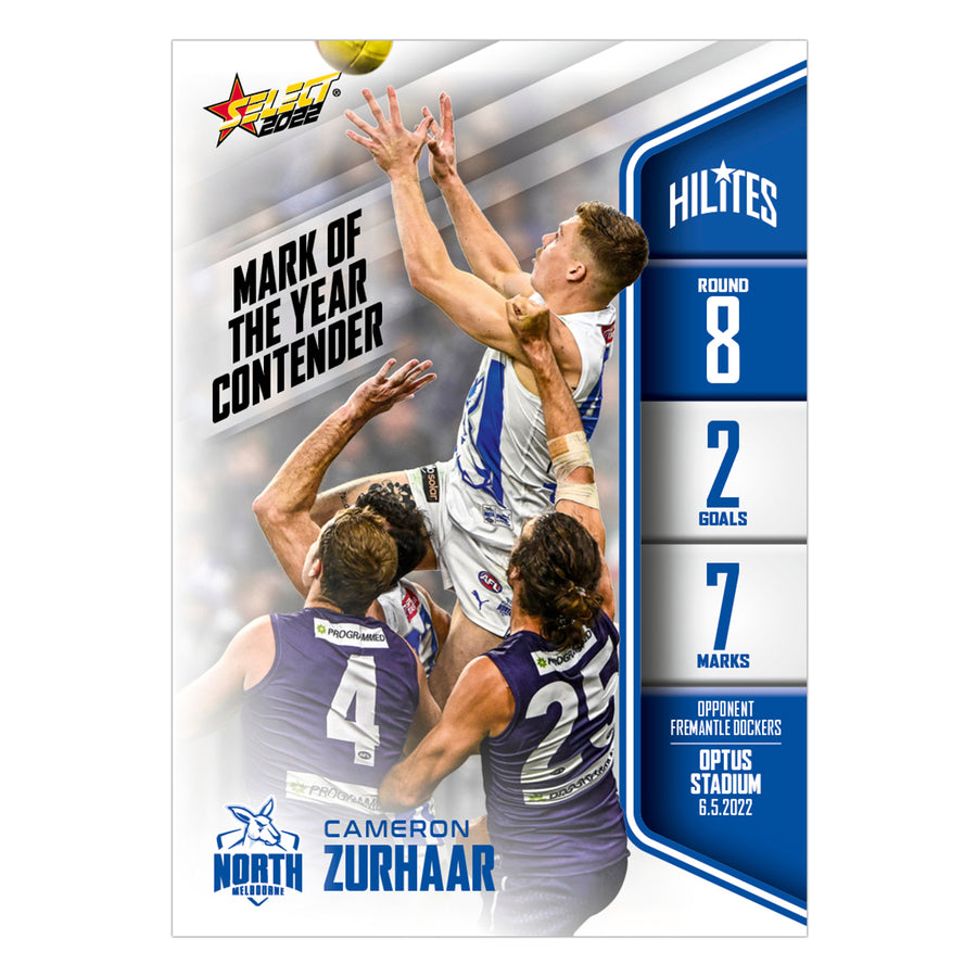 2022 Round 8 Hilites - Cameron Zurhaar - North Melbourne