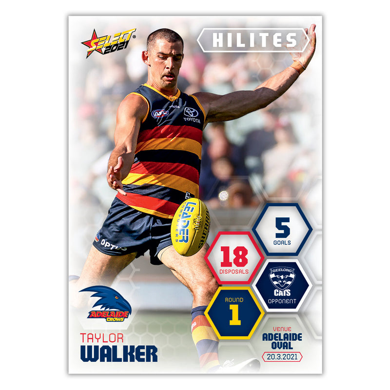 2021 Round 1 Hilites - Taylor Walker - Adelaide Crows