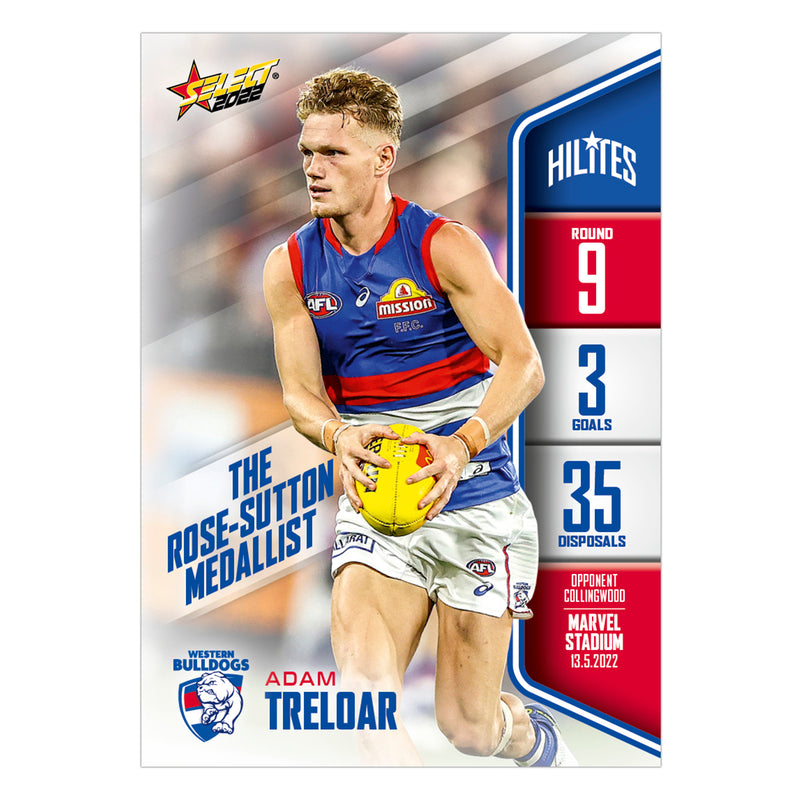 2022 Round 9 Hilites - Adam Treloar - Western Bulldogs