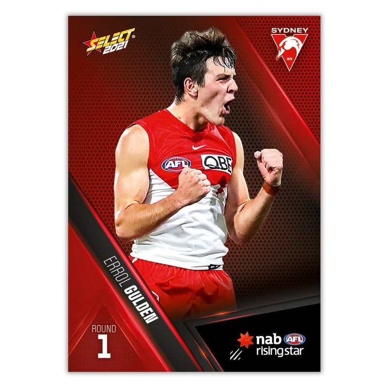 2021 Round 1 Rising Star - Errol Gulden - Sydney Swans