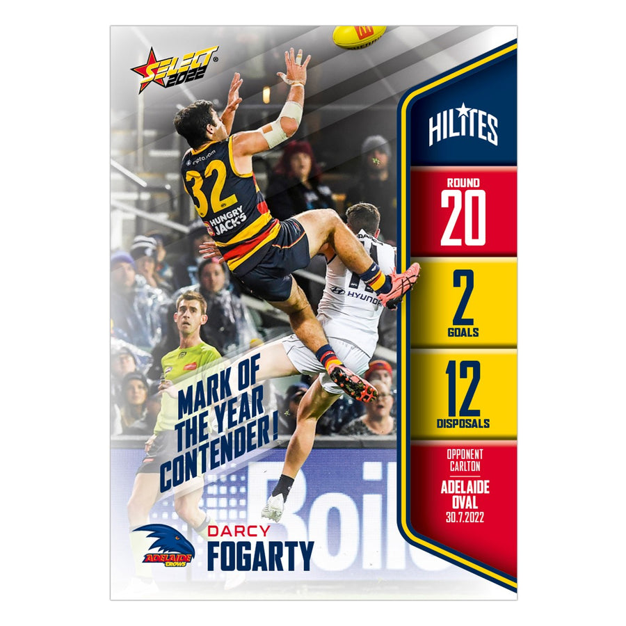 2022 Round 20 Hilites - Darcy Fogarty - Adelaide