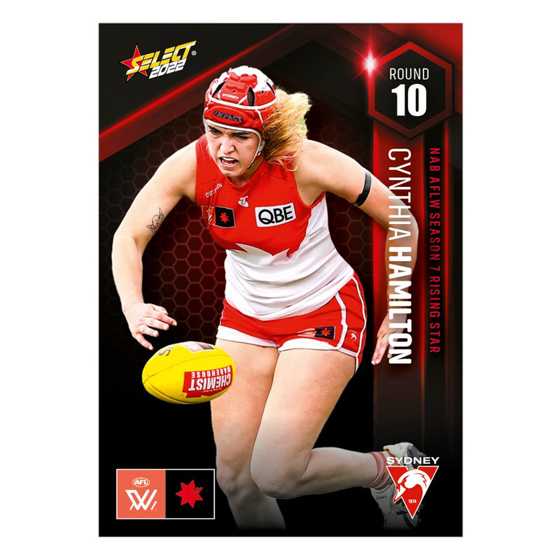 NAB AFLW Season 7 Rising Star Round 10 - Cynthia Hamilton - Sydney