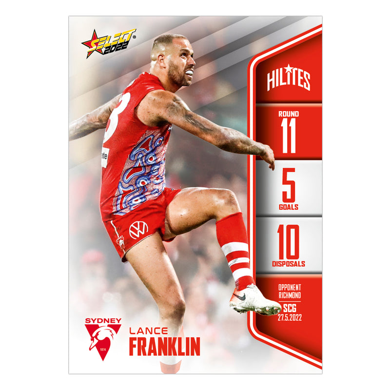 2022 Round 11 Hilites - Lance Franklin - Swans