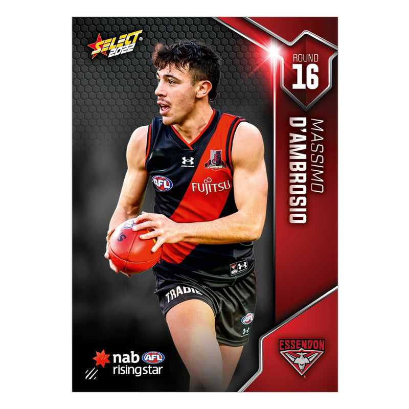 2022 Round 16 Rising Star - Massimo D'Ambrosio - Essendon