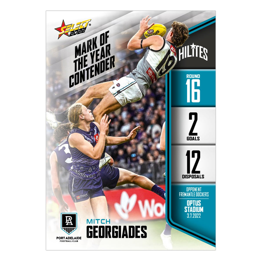2022 Round 16 Hilites - Mitch Georgiades - Port Adelaide