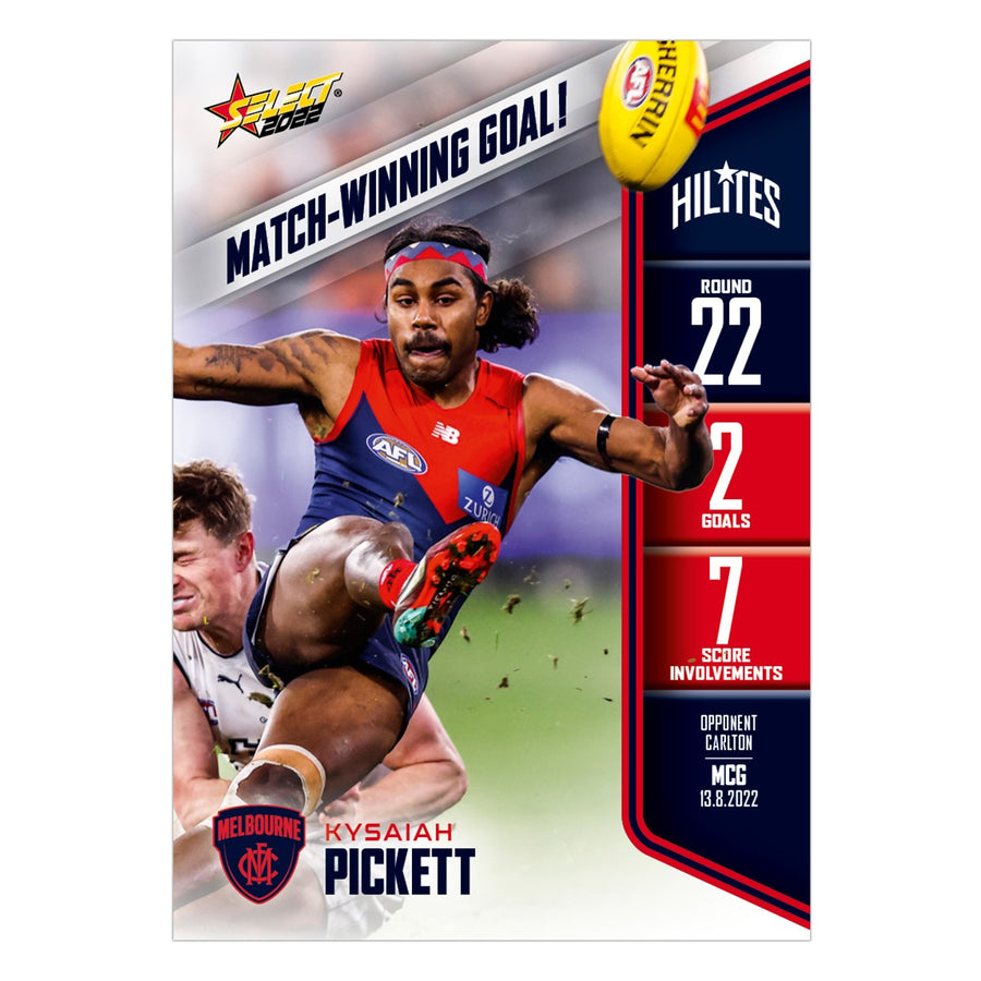 2022 Round 22 Hilites - Kysaiah Pickett - Melbourne