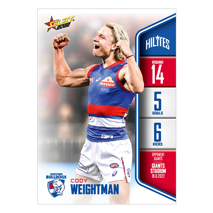 2022 Round 14 Hilites - Cody Weightman - Western Bulldogs
